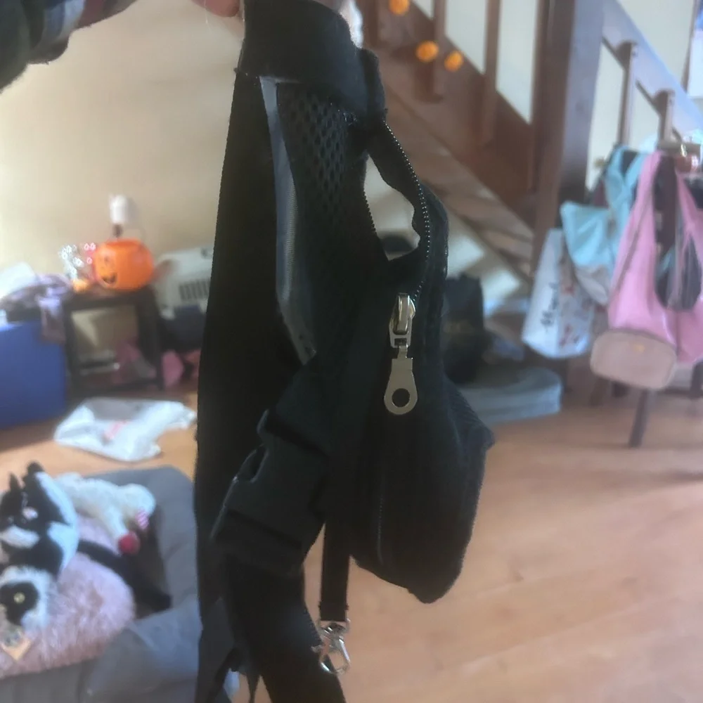 Black Mesh Pet Carrier Backpack
